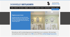 Desktop Screenshot of donnellyskylights.com